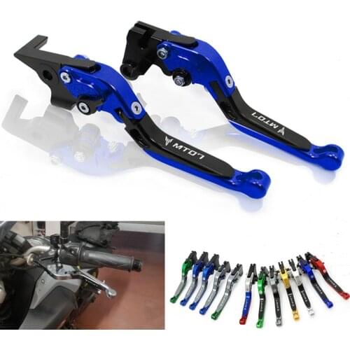 Motorcycle Adjustable Folding Extendable Brake Clutch Levers For YAMAHA MT-07 MT 07 MT-09 MT07 MT09 MT 09 FZ07 FZ-07 2014-2021