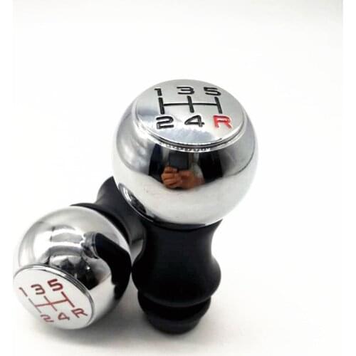 5 Speed Alloy MT Gear Shift Knob Gaiter Boot Case Sleeve Adapter For Peugeot 206 306 307 308 301 308 807 106 Citroen C1 C2 C3 C4