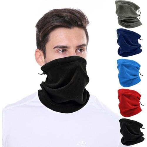 Fashion Warm Male Soft Fleece Scarves Men Winter Scarf Ring For Men Neck Shawl Snood Warp Collar Women Knitted Scarves