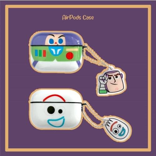 Cartoon Buzz Toy Story AirPods Pro Silicone Case Apple 3 Generation Wireless Bluetooth Headset Protective Case Toy