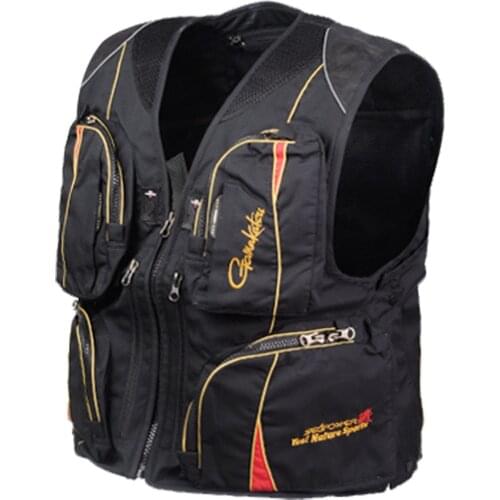 2020 New Outdoor Sporting Fishing Vest Non-flotation Vest Multi-function Multi-pocket Fishing Vest Ultralight