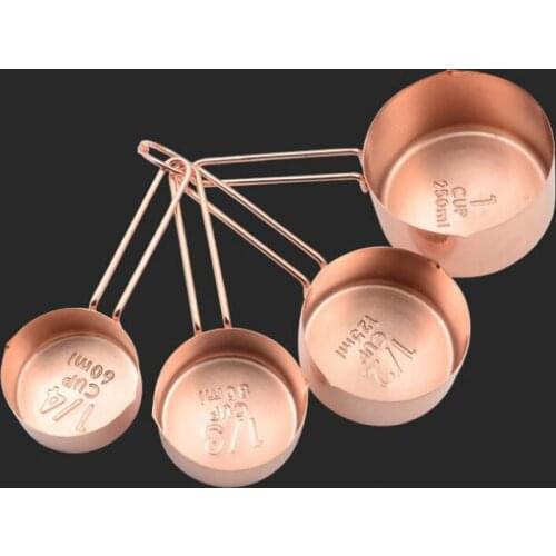 10 Sets Stainless Steel Measuring Cups Set Kitchen Tools Making Cakes and Baking Gauges Measuring Tools ZA6835