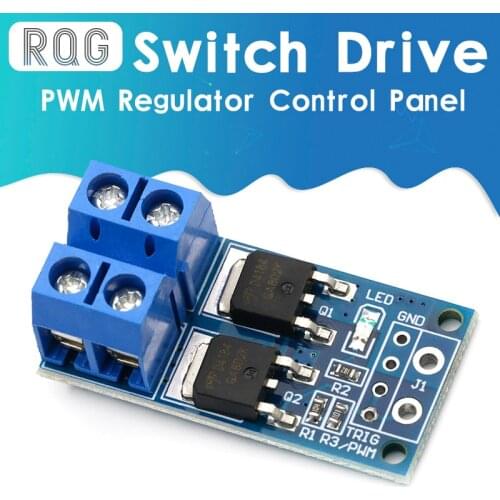 5pcs 15A 400W MOS FET Trigger Switch Drive Module PWM Regulator Control Panel for arduino DC 5V 12V 36V