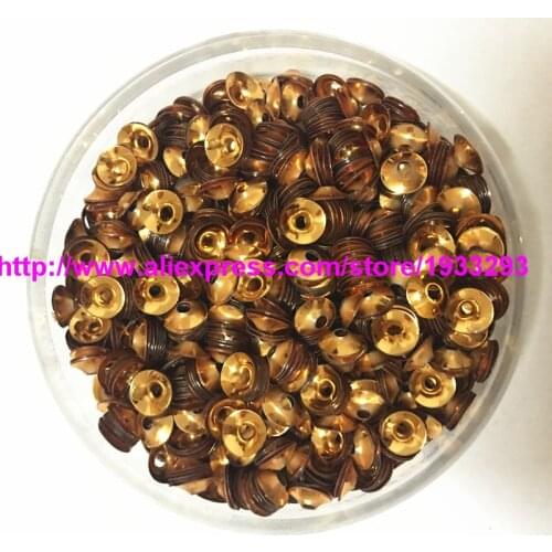 50g(3000pcs) 6mm CUP Dark Golden Color Funnel Shape round loose sequins Paillette sewing Wedding craft good quality