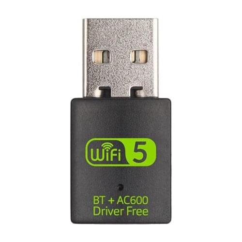 BT AC6000 USB WiFi Bluetooth Adapter 600Mbps Dual Band 2.4/5Ghz Wireless External Receiver Mini WiFi Dongle for PC/Laptop