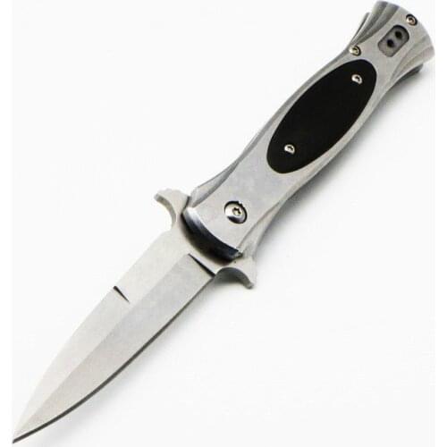 GOS FIELDER Pocket Folding Knife Single Action 8Cr14Mov Stonewash BladeTactical Rescue Knife Hunting Fishing EDC Survival Tool