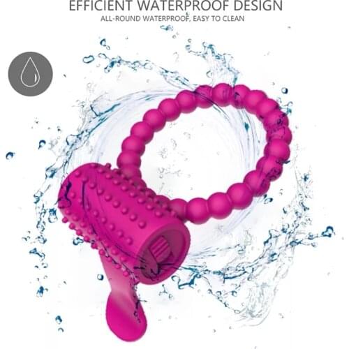 Penis Ring Cock Stretchy Intense Clit Stimulation Silicone Tongue Vibrator Sex Toys for Couple Adults Products Delay Ejaculation