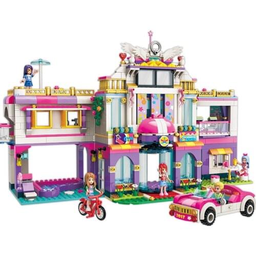 HOT NEW Girls City Friends Princess Dream House Villa Colorful Holiday Building Blocks Sets Kids Toys For Girls