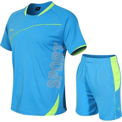 Mens Casual Suit Summer Sportswear Breathable Ouick Drying Large Boys Fitness Outdoor Running Basketball Two Piece Set