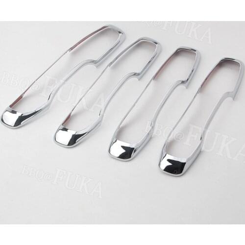 Car Out Door Handle Bar Frame Cover Trim For Volvo XC60 XC90 S90 V90 CC 2018 Car Door knob Decals Chrome ABS