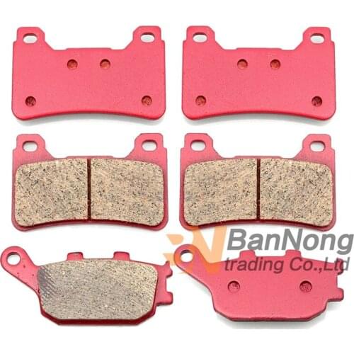 For HONDA CBR600RR CBR600 RR 2005 2006 CBR1000RR CBR1000 RR 2004 2005 Motorcycle Parts Front & Rear Brake Pads Kit Brake Disk
