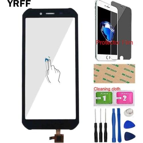 Touch Screen For Doogee S40 Touch Screen Digitizer Front Glass Panel Sensor Repair Part 5.5'' Mobile Phone Tools Protector Film