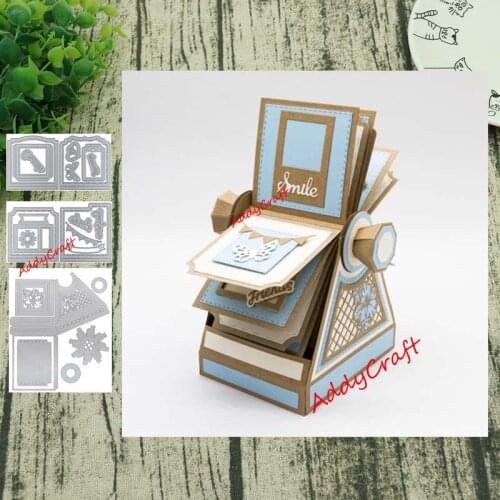 Metal Cutting Dies Flip the box cut die mold decoration Scrapbooking paper craft mould punch stencils