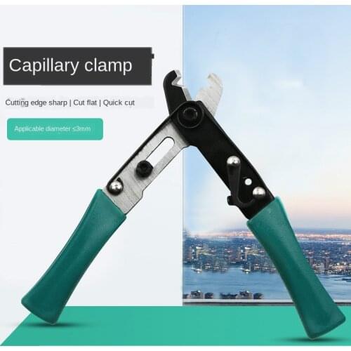 Steel Capillary Plier Tube Cutter Refrigeration Tool Maintenance Forcep Wire Capillary Pliers for 3mm Copper Tube Industury Tool