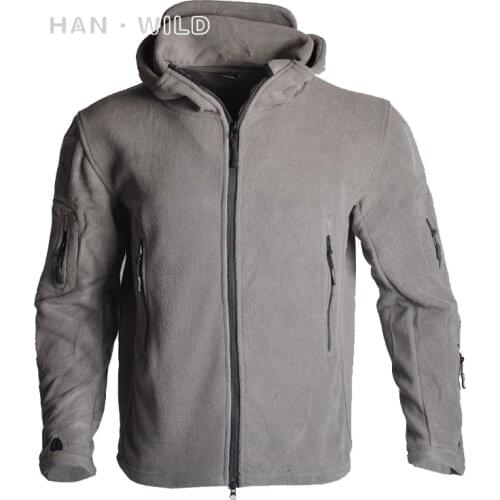 Tactical Softshell Winter Jacket Men Military Outdoor Sport Jacket Hunting Camping Thicken Thermal Fleece Hooded Clothing