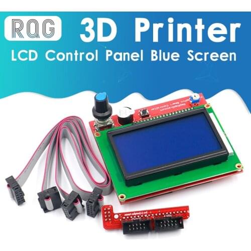 3D printer smart controller RAMPS 1.4 LCD 12864 LCD control panel blue screen