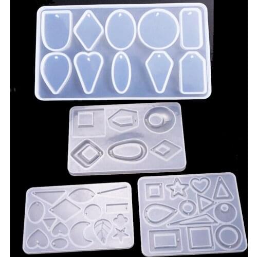 Geometry Silicone Mold for jewelry findings pendant earring Resin Silicone Mould Crafts Jewelry Making charms epoxy resin molds