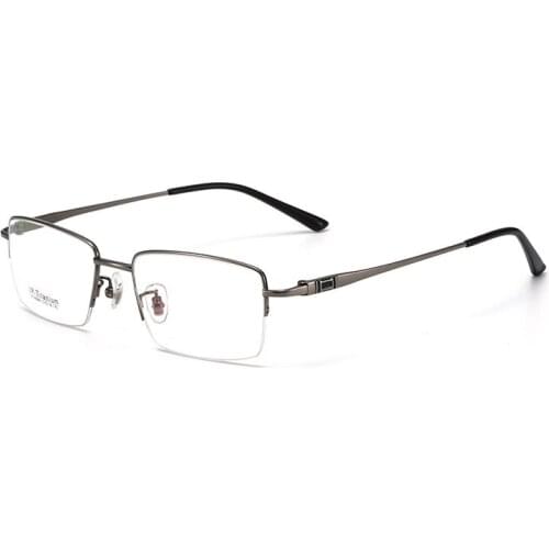 Viodream Pure Titanium Business Men Glasses Frame Ultra Light Simple Optical Glasses Frame Prescription Glasses Oculos De Grau