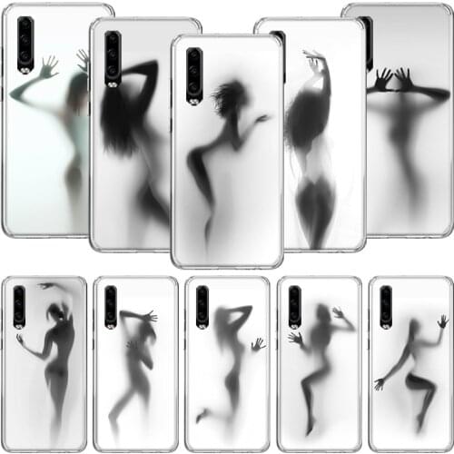 Woman Silhouettes Sexy Lady Girl Phone Case For Huawei P30 P40 P20 P10 Mate 20 10 30 Lite Pro P Smart Z Plus Printing Cover Coqu