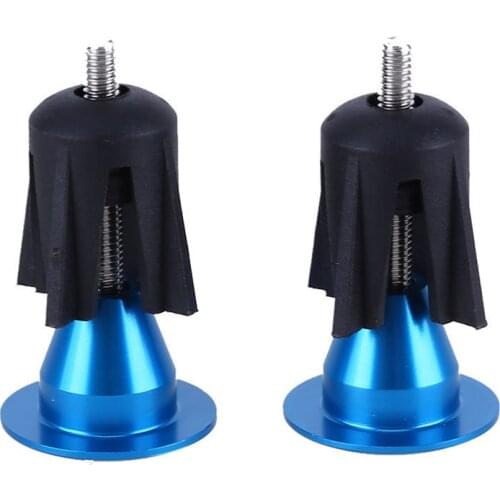 1 Pair Bicycle Grip Handlebar End Cap Aluminium Alloy Lock MTB Mountain Handle Bar Grips End Plugs for Bike Handlebar Accessory