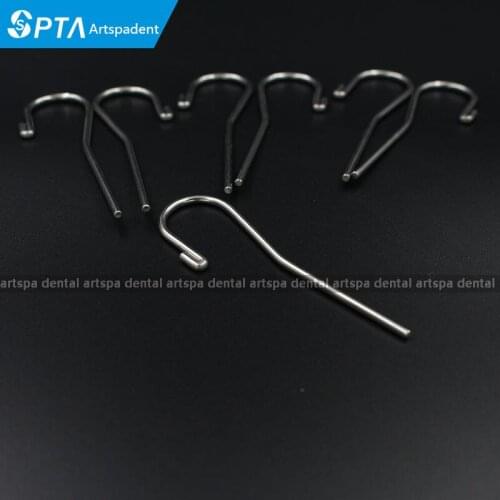 10pcs Dental Lip Hook Tools for Dentsply Morita VDW Woodpecker Apex Locator Dentistry Denture Instrument Teeth Whitening