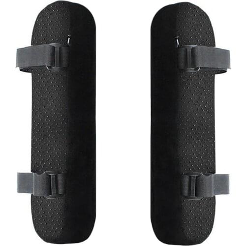2pcs Chair Armrest Pads Ultra-Soft Memory Foam Elbow Pillow Support Universal Fit For Home or Office Chair For Elbow Relief