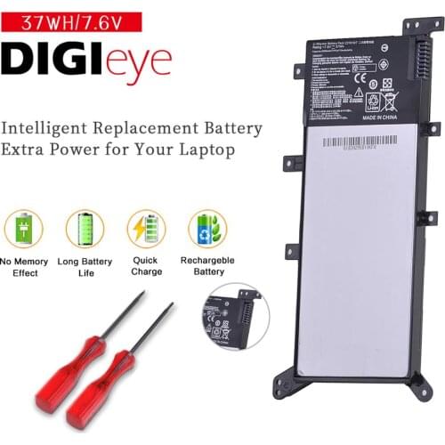 7.6V 37Wh C21N1347 X555 Laptop Battery For ASUS X554L X555 X555L X555LA X555LD X555LN X555MA 2ICP4/63/134 C21N1347