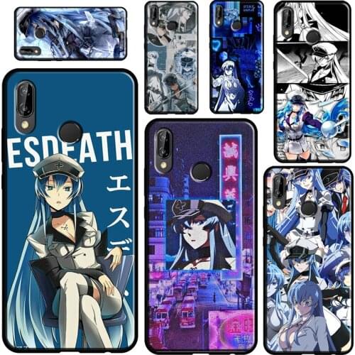 Esdeath Akame Ga Kill For Huawei P20 P40 P30 Pro Mate 20 Lite Nova 5T P Smart 2019 2021 Case For Honor 10i 9X 8X