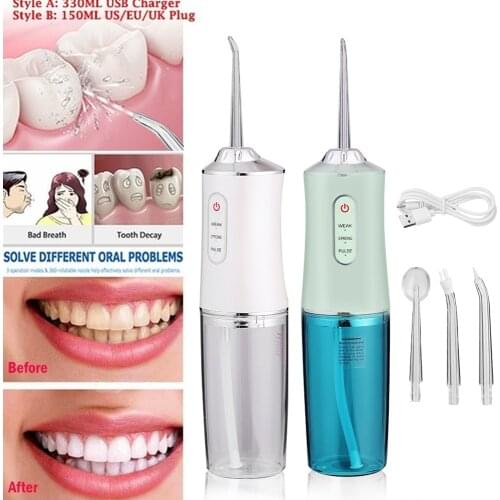 Electric Oral Irrigator Dental Water Jet Water Flosser Teeth Cleaning Tools Care Whitening Cleaner Tartar Removal Oral Care
