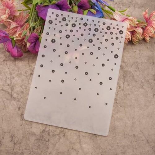 KLJUYP Dots Plastic Embossing Folders for DIY Scrapbooking Paper Craft/Card Making Decoration Supplies 036