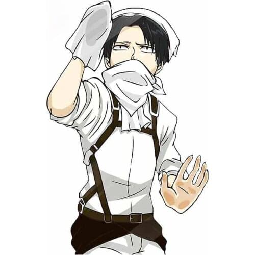 For Attack on Titan Creative Car Stickers Car Accessories Decal Scratch-proof Sticker Waterproof Decoration 13cm