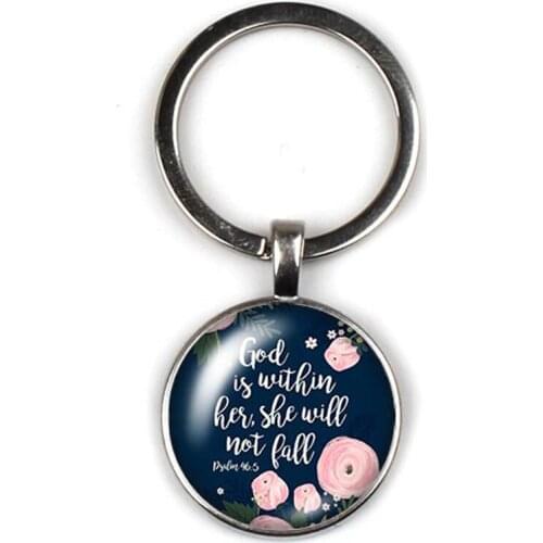 Creative New Be Happy Text Pattern Pendant Key Chain Couple Cute Key Ring Mens Gift Holiday Souvenir Charm Key Chain Jewelry