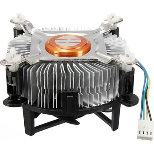High Quality 4Pin 12V PC CPU Cooler Cooling Fan Aluminum Cooler Heatsink For Intel Core 2 LGA Socket 775 to 3.8G E97375-001