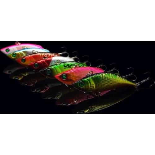 Best Vibrator Sets Fishing Metal VIB Lure 7.5CM/10g Artifical Bait Vib Lures 5PCS