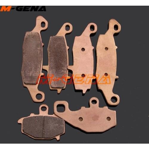 Motorcycle metal sintering brake pads For ER6N ER6F 06-16 14 15 CF650NK CF650TR 10-13 11 12 KLE650 VERSYS650 07-14 Z750 05 06
