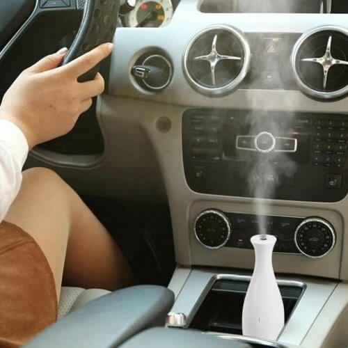 70ml Mini Air Humidifier Office Cool Mist Maker Bowling Ball Shape Car Home for Outdoor Personal Car Parts Decoration