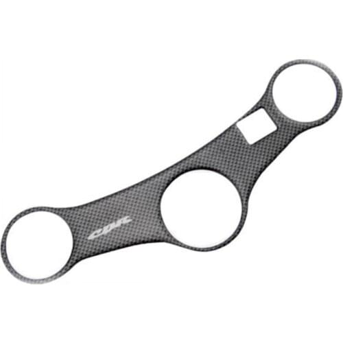 Motorcycle Sticker Cabon Fiber Look Triple Tree Top Clamp Decal for Honda CBR600 CBR 600 F4i 1999-2007