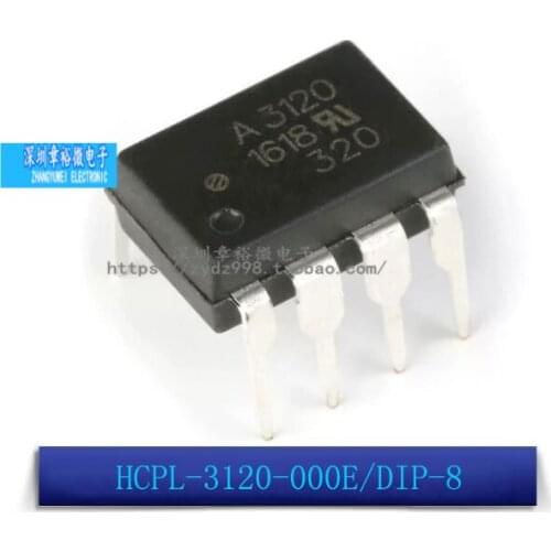 Xinyuan 10PCS/LOT HCPL3120 DIP8 HCPL-3120 DIP A3120 A 3120 DIP-8