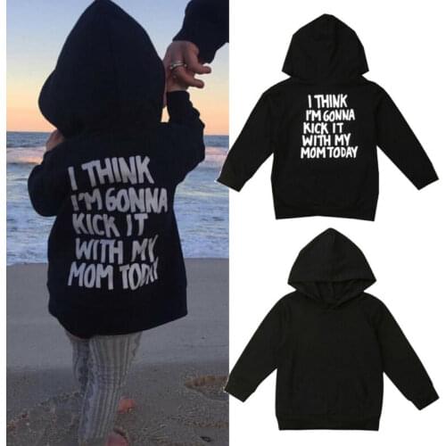 Casual Toddler Kids Baby Boy Girl Autumn Hoodie Hooded Tops Sweatshirt Outwear
