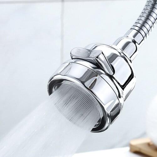 3 Modes Faucet Aerator Moveable Flexible Tap Head Shower Diffuser Rotatable Nozzle Adjustable Booster Faucet Kitchen Accessories