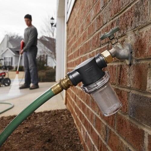 40/100 Mesh Garden Hose Filter Attachment For Pressure Washers Pump Inlet Filter 3/4" Hose Connector Garden Accessories