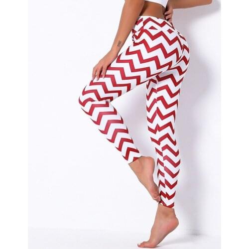 Print Yoga Pants Women High Waist Fitness Leggings Workout Sports Running Leggings Sexy Push Up Gym Wear Elastic Slim Pants