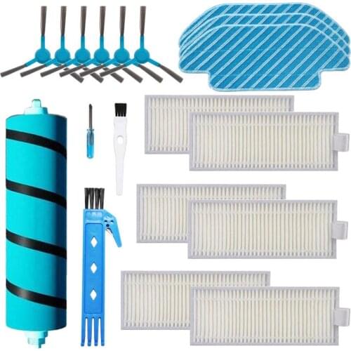 Roller Brush Hepa Filter Replacement Parts For Cecotec Conga 4090 Robot Vacuum Cleaner Side Brush Mop Cloths Accessories Kits