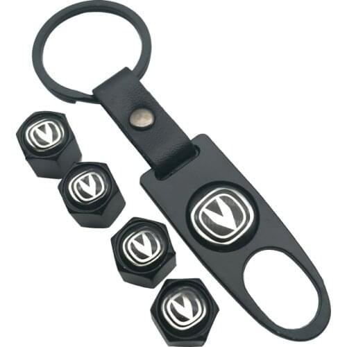 Car Styling Accessories For Changan CS75 CS35 CS15 CS95 CX70 CS55 EADO Wheel Tire valve Stems Caps Cover with keychain