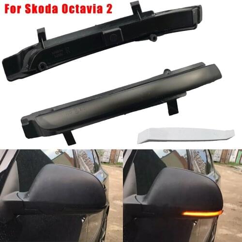 LED Side Wing Dynamic Turn Signal Light Rearview Mirror Indicator For Skoda Octavia 2009-2013 for SUPERB 2008-2014