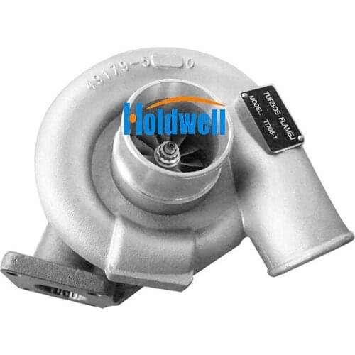 Holdwell Water Cooled Turbo Turbocharger TD06-1 49179-00230 ME013734 for Mitsubishi 4D31T Engine