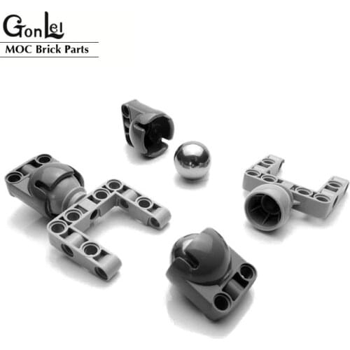 1Piece High-tech Building Block Parts EV3 Universal wheel + EV5 Steel Ball BB607 Compatible with No.92910 & 99948+92911 Parts