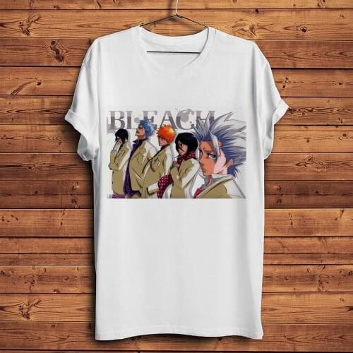 BLEACH Kurosaki ichigo funny Japan anime t shirt men summer new short sleeve casual tshirt unisex manga streetwear tee