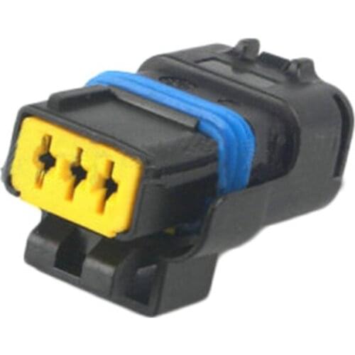 5/10/20/50/100sets 3Pin 1.5series Auto Waterproof Female Plug Socket Electric Cable Connector 211PC032S0049 2 orders"