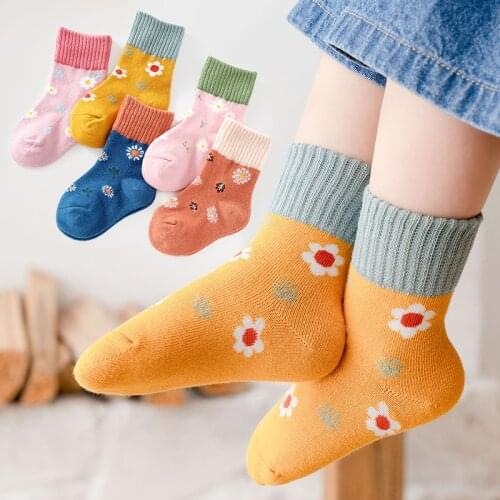 5 Paris/Lot Childrens Socks for Girls Boys Cotton Fashion Baby Little Rabbit Cartoon Monkey Socks Children Clothes Accessories